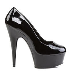 Туфли Pleaser черные DEL685/B/M