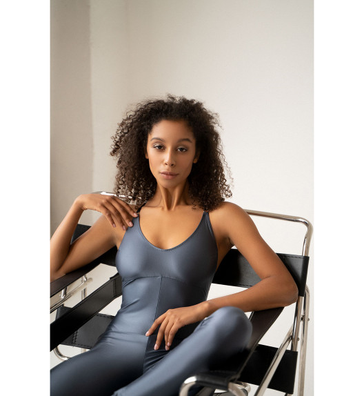 Комбинезон серый металлик Milana Shark