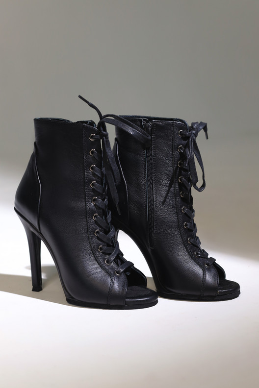 Туфли хилсы Estrella Lux черные ESL1101BL