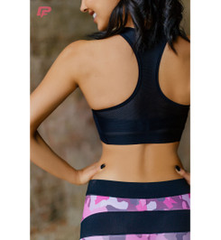 Топ черный двухслойный Force Profit