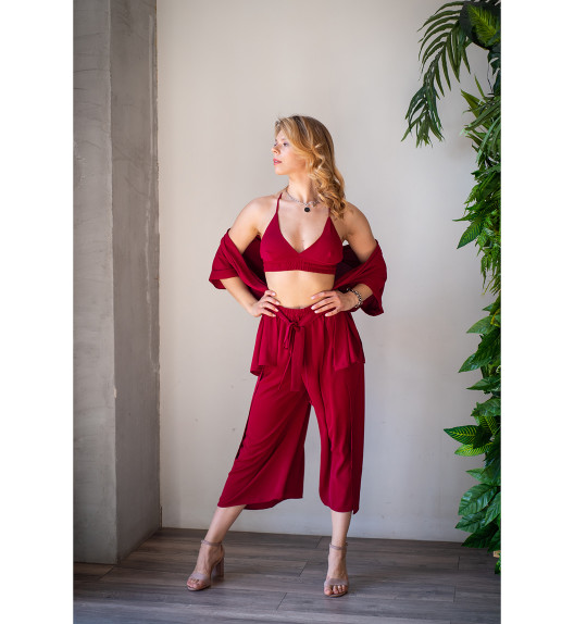 Топ бордовый Bralet I-Style