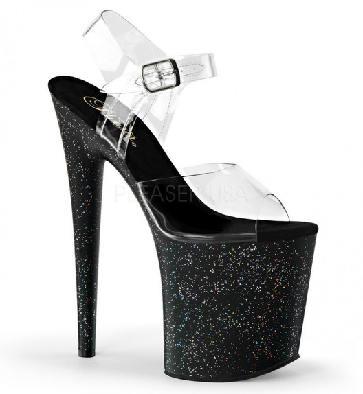 Стрипы Pleaser черные FLAM808MG/C/B