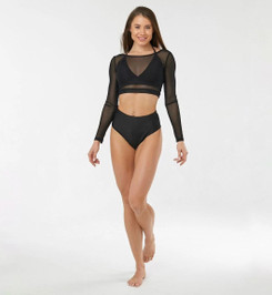 Рашгард черный Jaya Mesh Polerina
