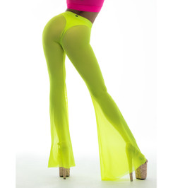 Брюки клеш желтые Disco show I-Style