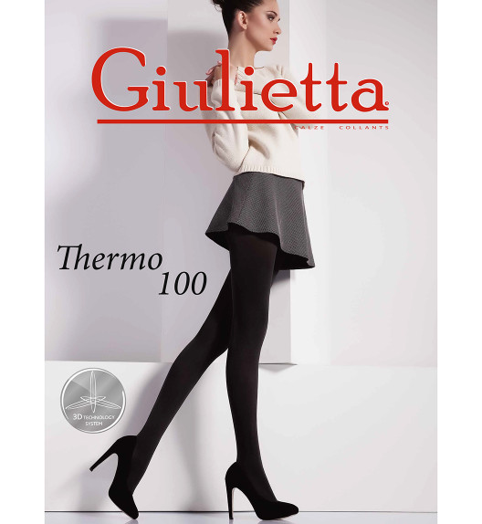 Колготки черные THERMO 100 Giulietta