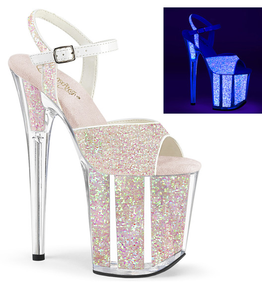 Стрипы Pleaser перламутровые FLAM810UVG/NOPG/M