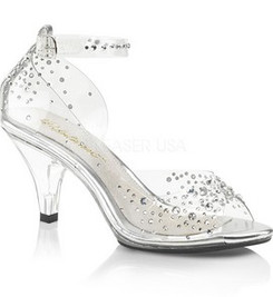 Босоножки Pleaser со стразами BEL330RS/C/M