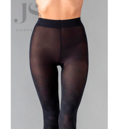 Колготки черные SILVER GLOSS 02 Gatta