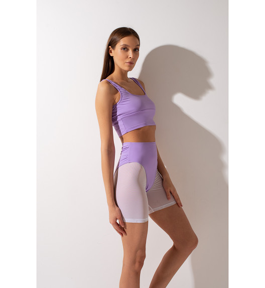 Шорты белая сетка Bike Shark