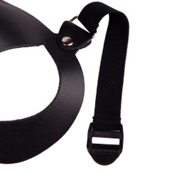 Маска черная кожаная Rabbit