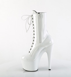 Ботильоны на платформе Pleaser черно-белые ADO1040TT/B-W/M