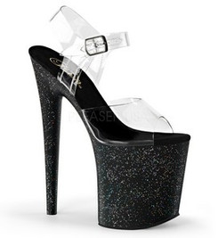 Стрипы Pleaser черные FLAM808MG/C/B