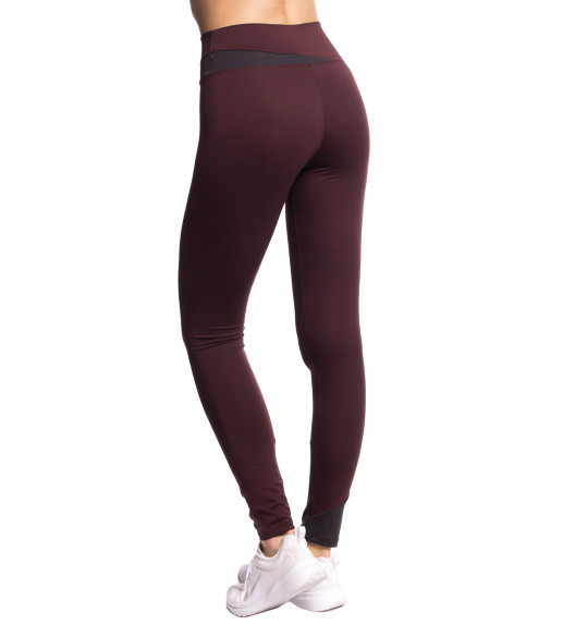 Лосины с высокой талией бордо с карбоном Vibe Crazy Fit