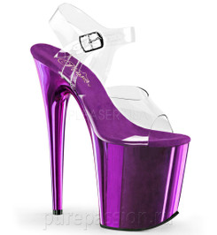 Стрипы Pleaser сиреневые FLAM808/C/PPCH