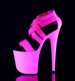 Стрипы Pleaser розовый неон FLAM869UV/NHPELSPT/M