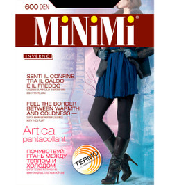 Лосины черные ARTICA 600 PANTACOLLANT Minimi