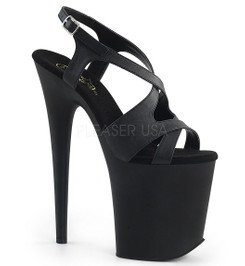 Стрипы Pleaser черные FLAM831/BPU/M