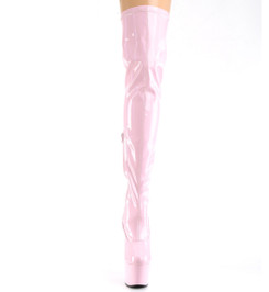 Ботфорты на платформе Pleaser розовые ADO3000HWR/BPHG/M