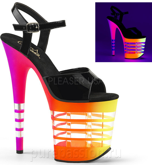 Стрипы Pleaser мульти FLAM809UVLN/B/N-UVLN