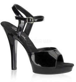 Туфли Pleaser черные LIP109/B/M