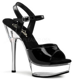 Босоножки Pleaser черные ALL609/B/C