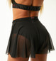 Шорты-юбка черные Polerina