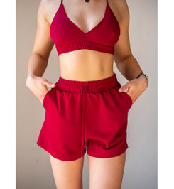 Топ бордовый Bralet I-Style