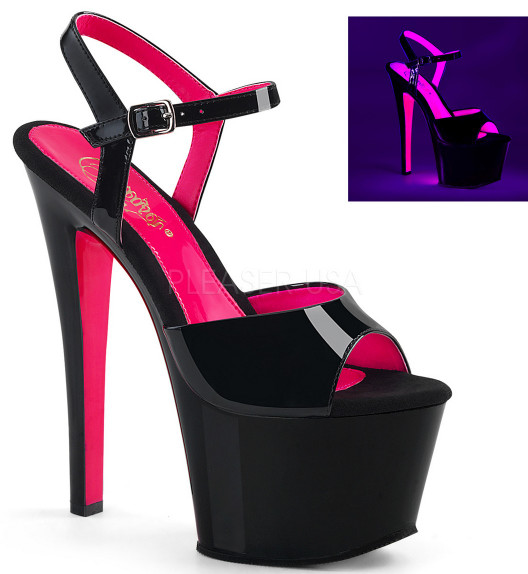 Туфли Pleaser черные SKY309TT/B/BNHP