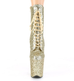 Ботильоны на платформе Pleaser золотые FLAM1020GWR/GG/M