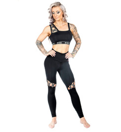 Топ черный Mystique Wink