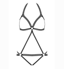 Боди-портупея кружевная Darkie