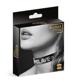 Чокер черный "SLAVE" Bijoux