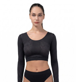 Рашгард черный Prosto Perforation I-Style