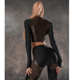 Лосины укороченные Move UP "Black & Brown Skin" Bona Fide