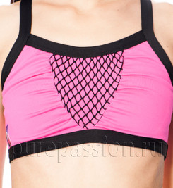 Топ для фитнеса розовый Iron-X Pole Fit