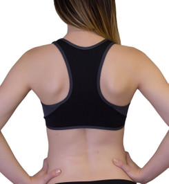 Топ черный с графитом Retro Pole Fit