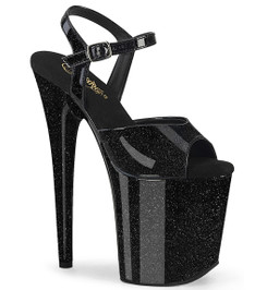 Стрипы Pleaser черные FLAM809GP/BG/M