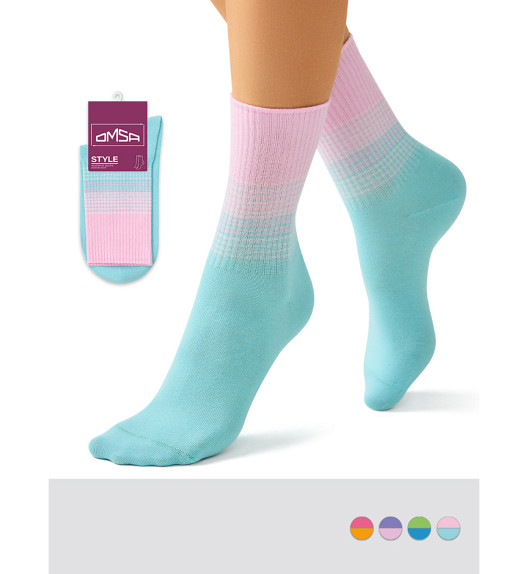 Носки бирюзовые Style 554 Omsa