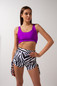 Топ двухсторонний zebra-purple Shark