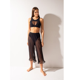 Кюлоты черные сетка Shark