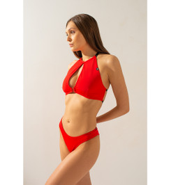 Топ красный Cherry Shark