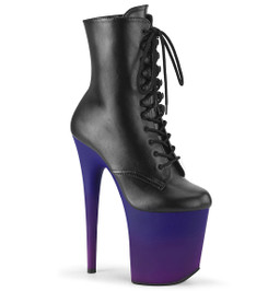 Ботильоны на платформе Pleaser индиго FLAM1020BP/BPU/BL-PP