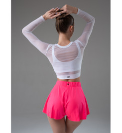 Лонгслив белый из сетки Shadow I-Style