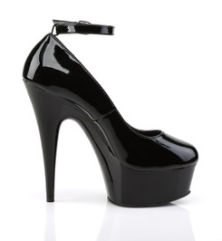 Туфли Pleaser черные DEL686/B/M