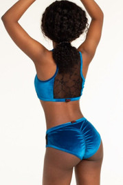 Топ синий Camelia Polerina