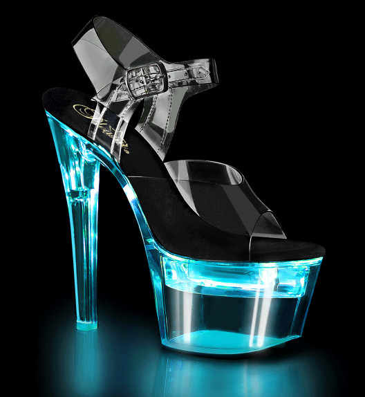 Туфли Pleaser с подсветкой FDANCE708/C-B/C