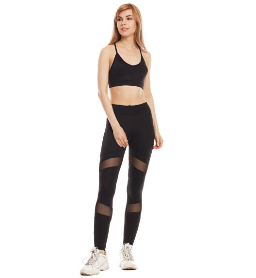 Лосины с сеткой черные Muse