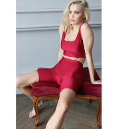 Велосипедки бордовые Galaxy Shark